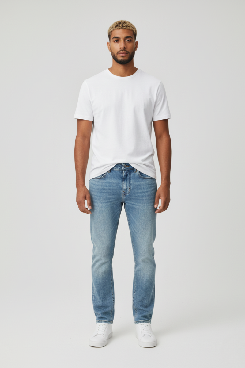 Motion Straight Fit Jeans - Light Blue