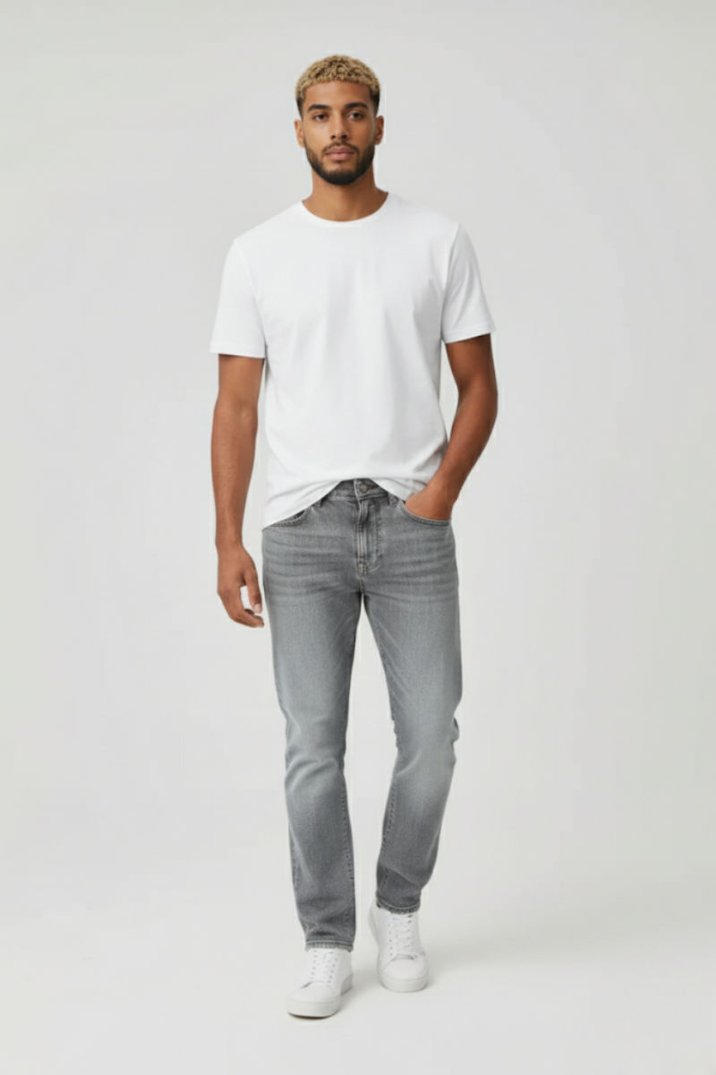 Motion Straight Fit Jeans - Grey
