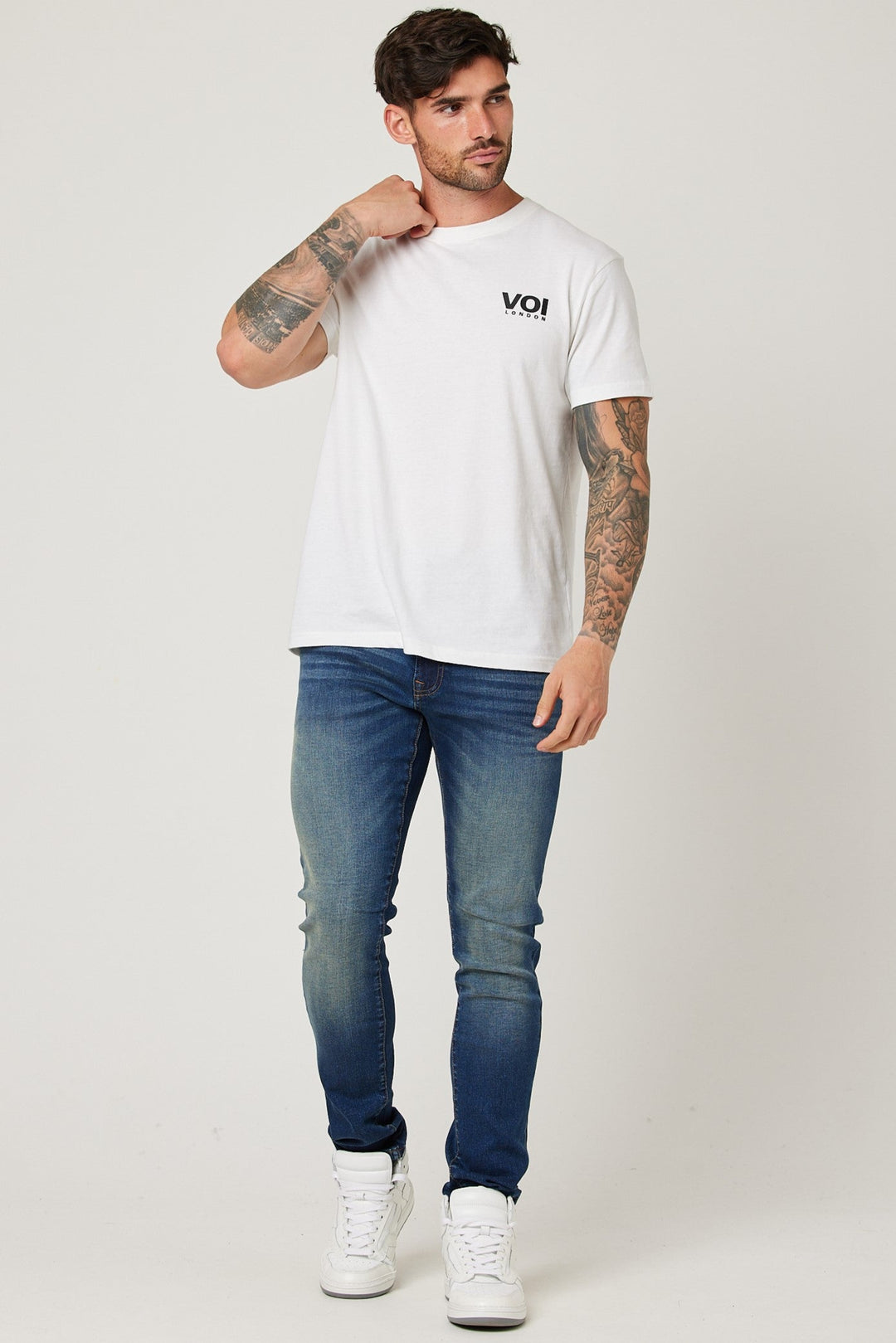 Monthope Tapered Jeans - Dark Blue