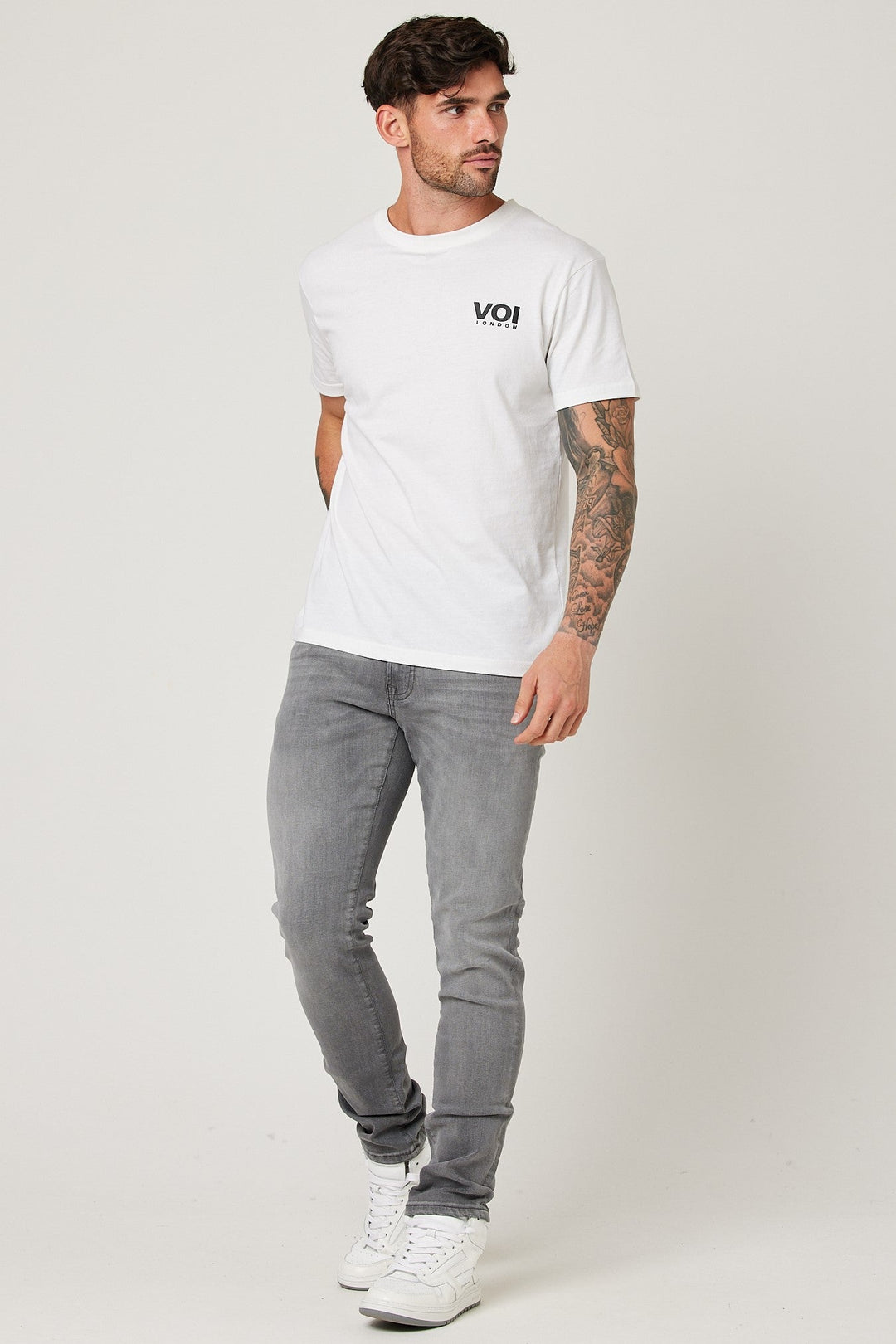 Monthope Tapered Jeans - Grey
