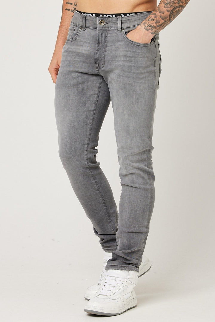 Monthope Tapered Jeans - Grey