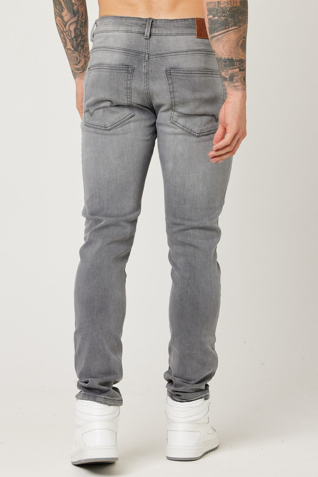 Monthope Tapered Jeans - Grey