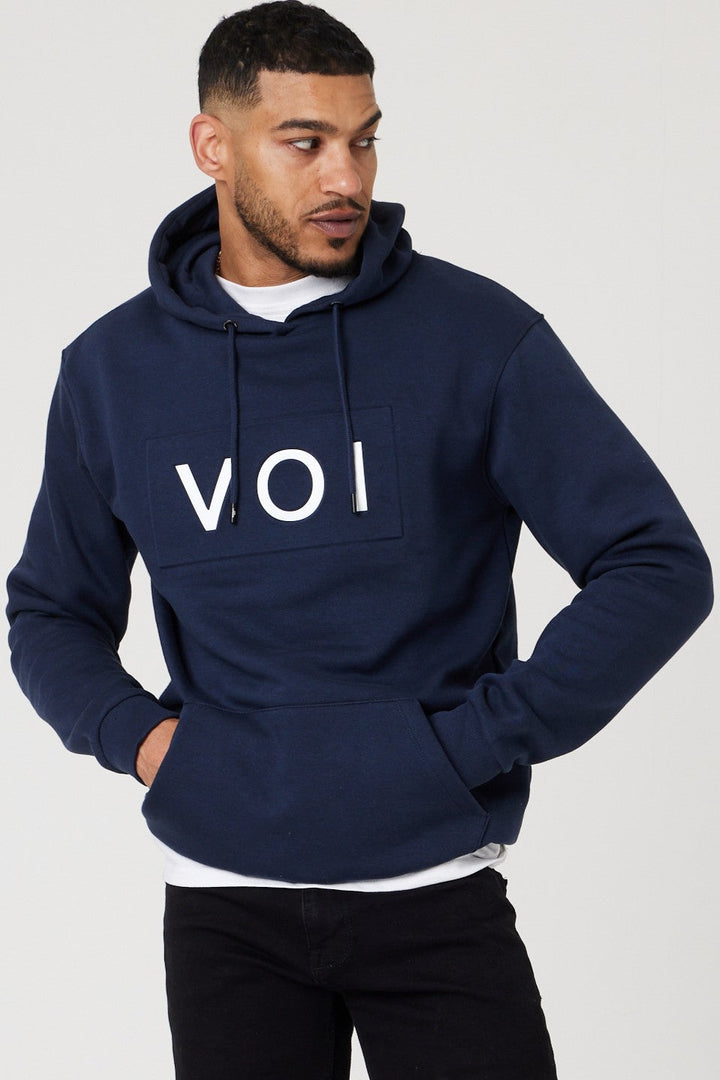 Brooklands Fleece Hoodie - Navy