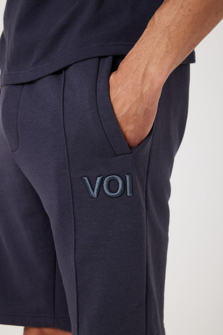 Buxton Street Polo T-Shirt & Shorts Set - Navy