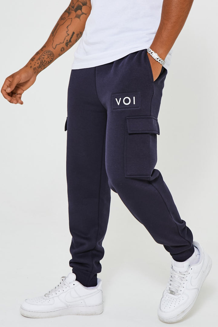 Hampshire Cargo Fleece Jogger - Navy