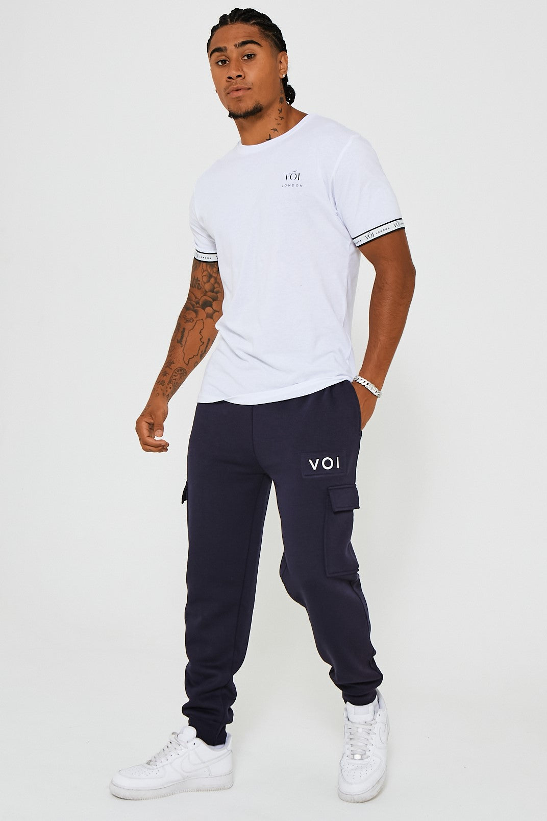 Hampshire Cargo Fleece Jogger - Navy