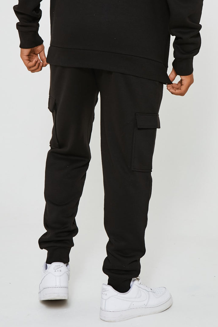 Hampshire Cargo Fleece Jogger - Black