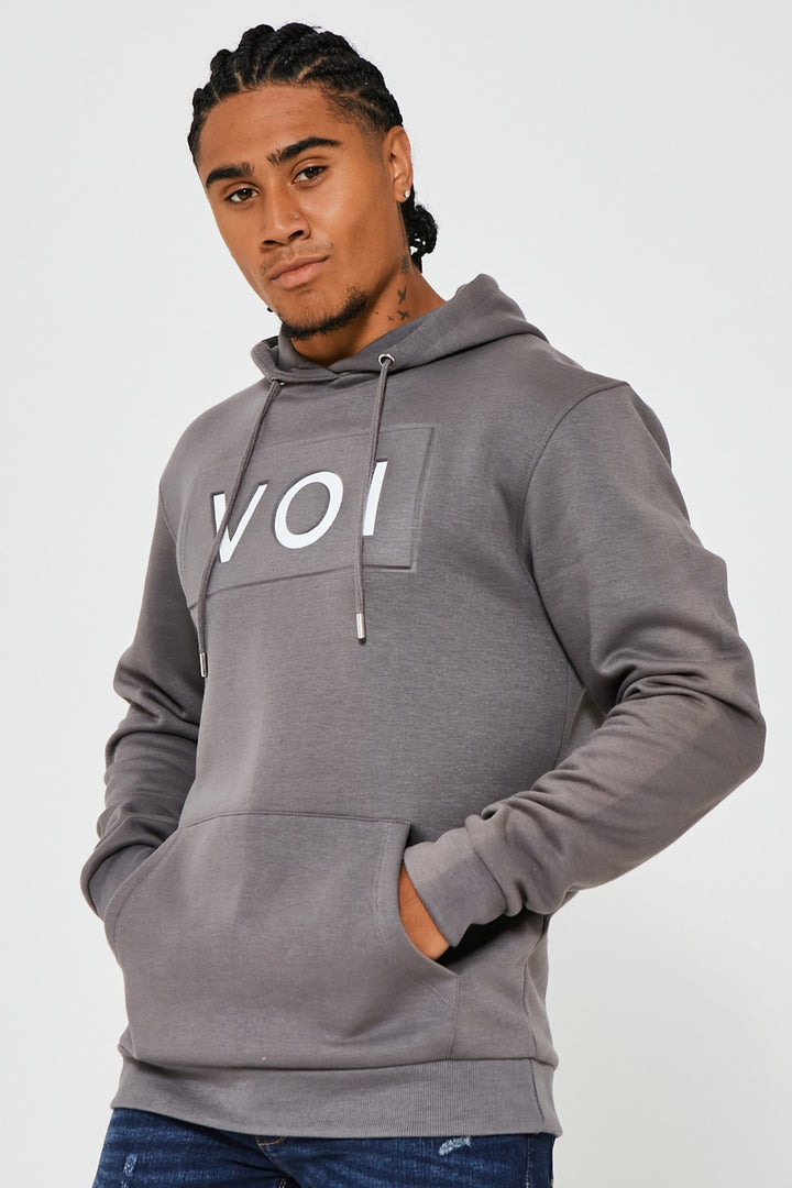 Brooklands Fleece Hoodie - Metal Grey