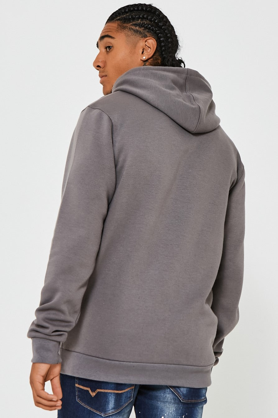 Brooklands Fleece Hoodie - Metal Grey