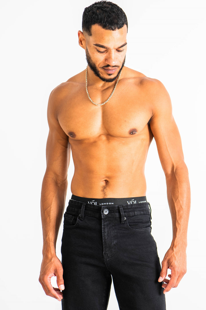 Howland Straight Fit Jeans- Black