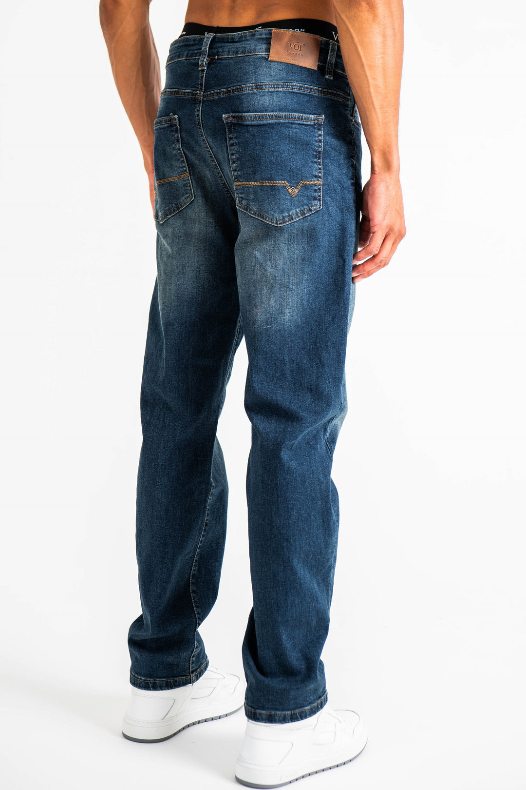 Howland Straight Fit Jeans- Blue