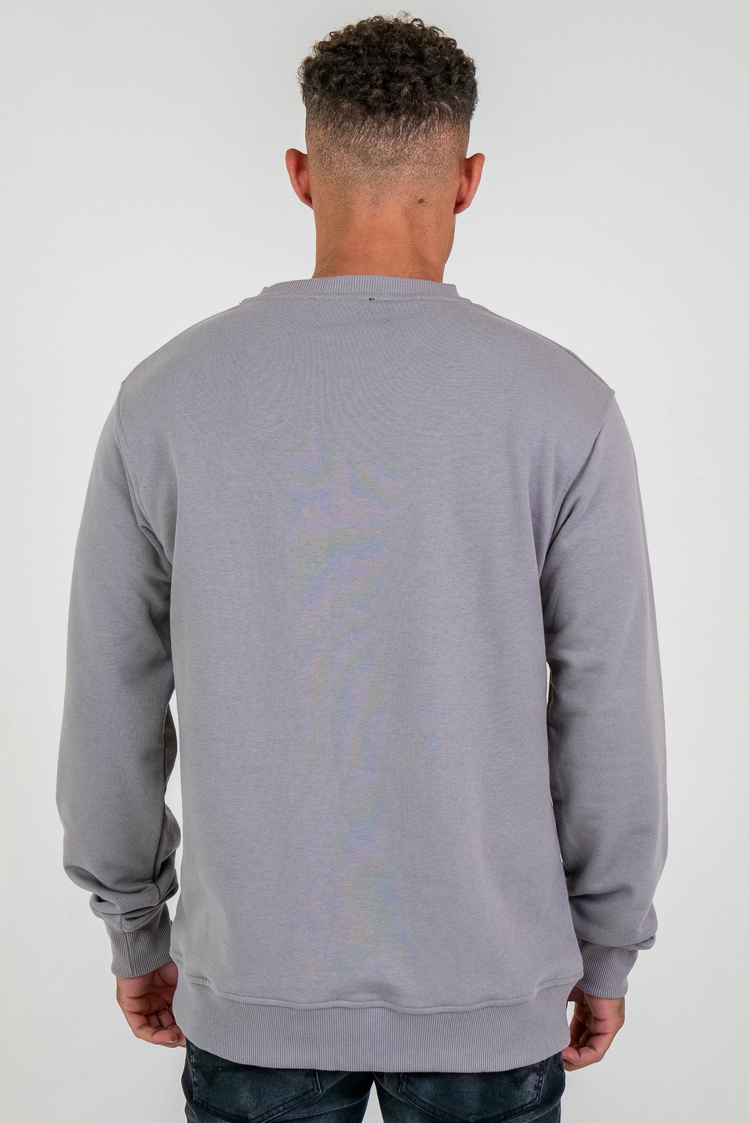 Clarendon Crew Neck Jumper - Dark Grey