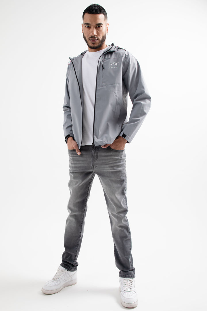 Tech Woven Jacket - Grey