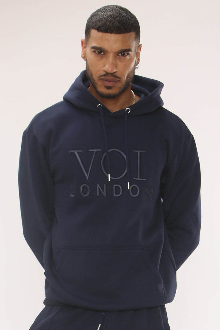 Mason Fleece Tracksuit - Navy