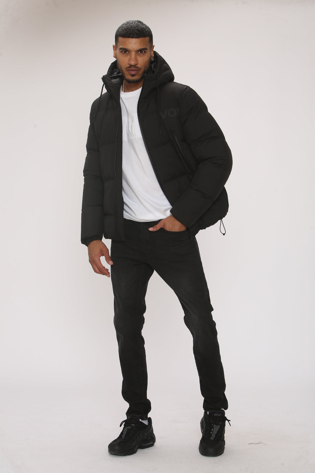 Arden Puffer Jacket - Black