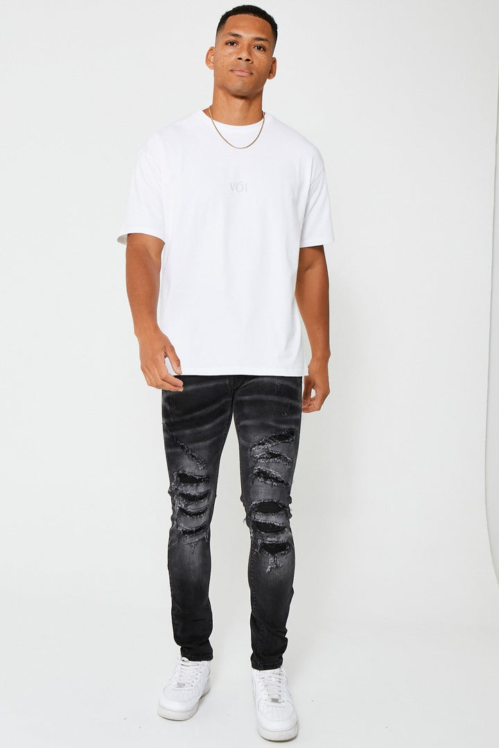 Benhill Tapered Jean - Black