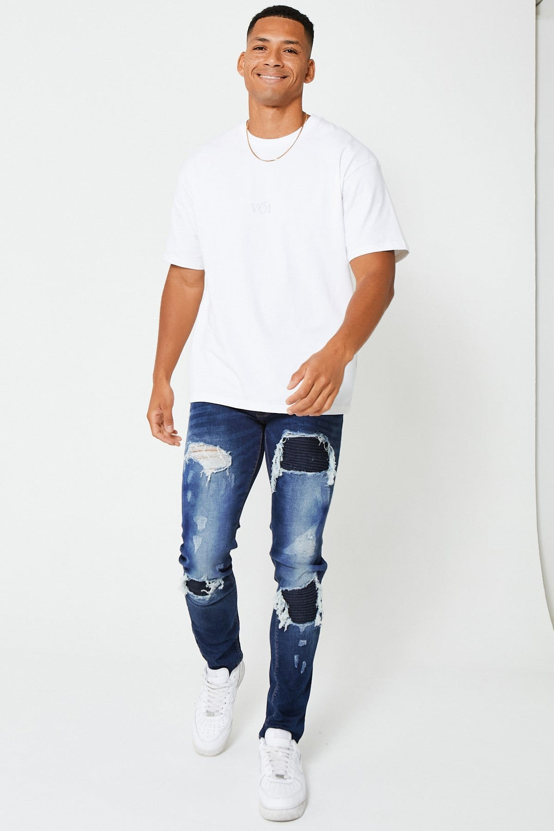 Devonshire Tapered Jean - Dark Blue