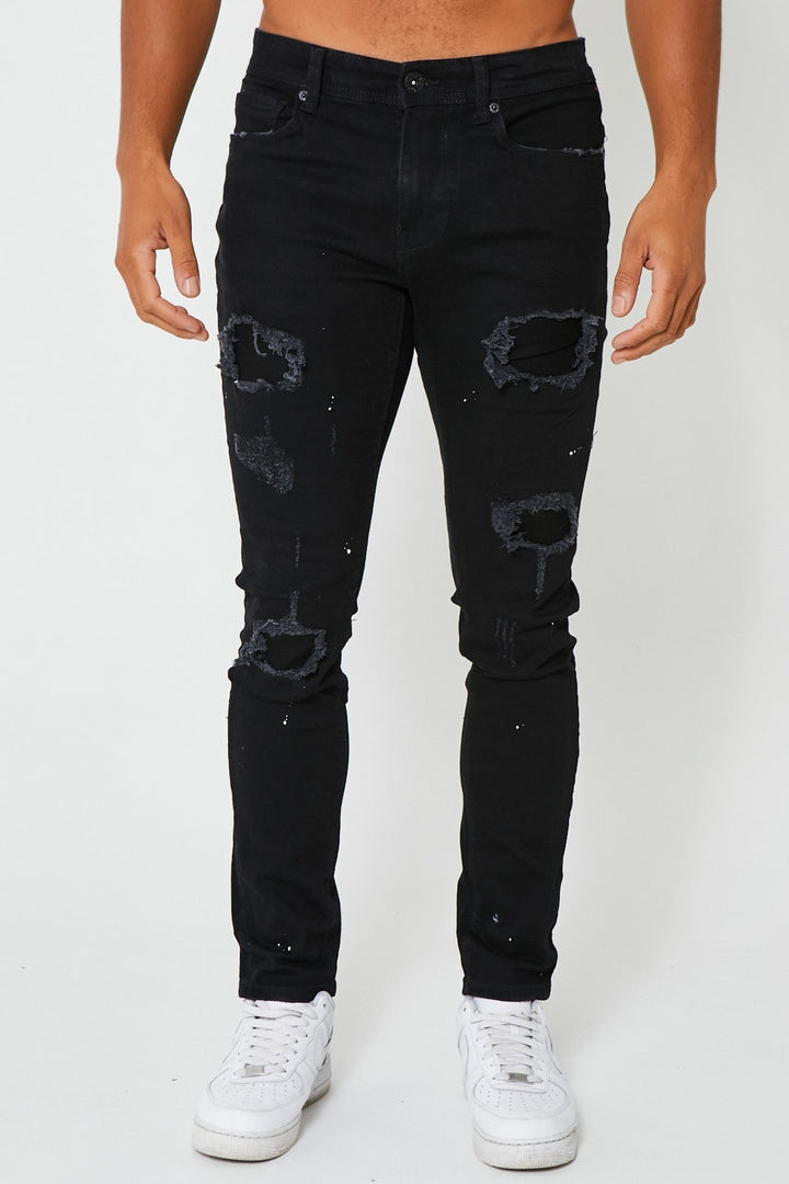 Dunbridge Tapered Jean - Jet Black