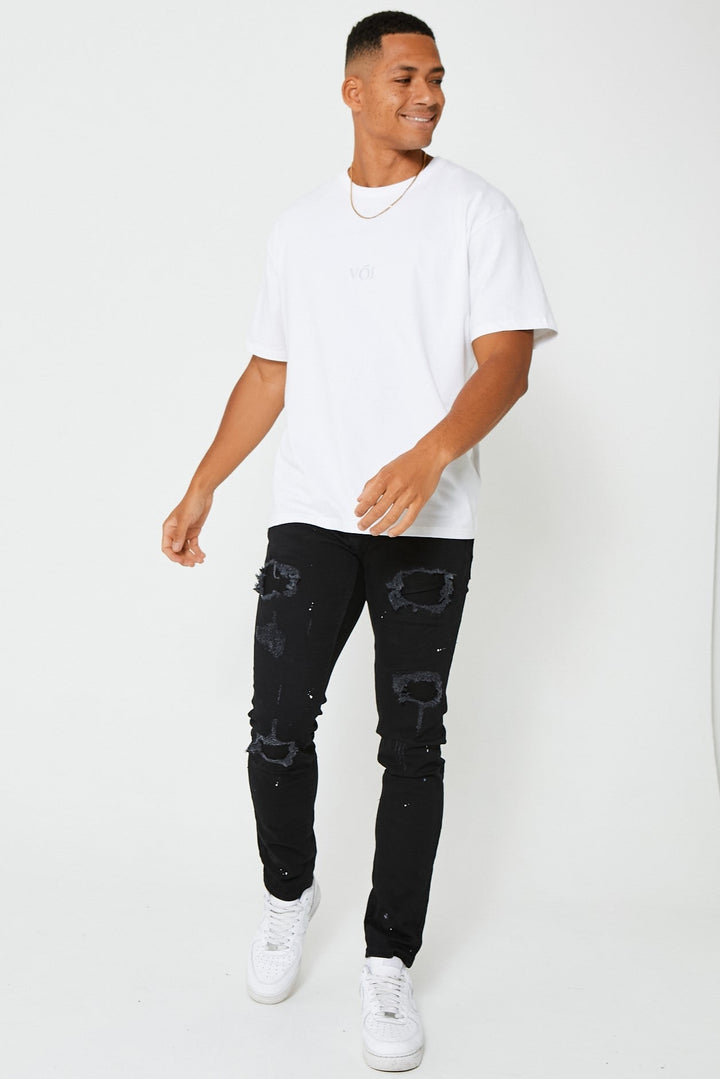 Dunbridge Tapered Jean - Jet Black