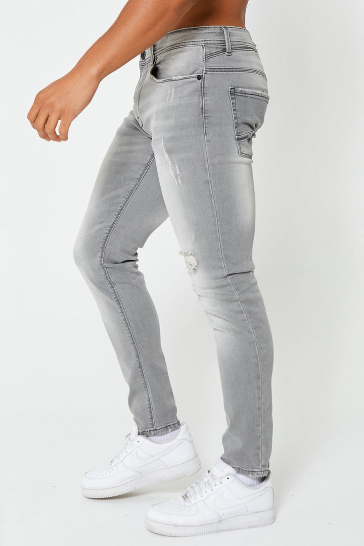 Hammer Smith Tapered Jean - Light Grey