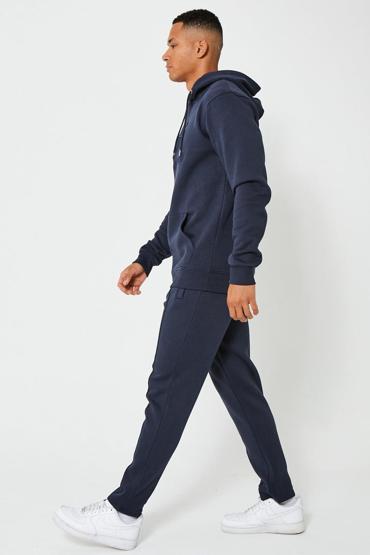 Holloway Road Fleece Tracksuit - Navy