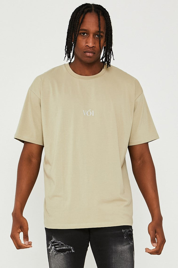 James Street Oversized T-Shirt - Light Olive