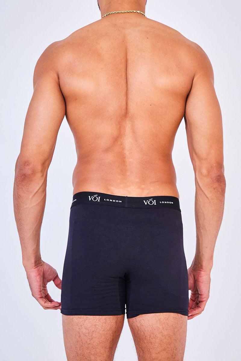 3 Pack Boxers - Black / Grey / White